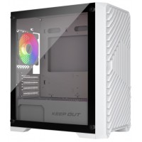 Keep Out Caja M-Atx XC-220W 4FANS Usb3.0 White